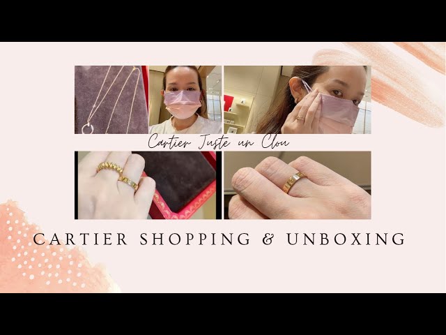 Cartier 2021 Shopping Vlog, try-ons & JUC ring unboxing #cartiershopping #jucring #cartierunboxing