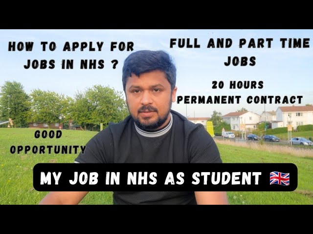 Jobs in NHS UK 🇬🇧 | Jobs for Students and Dependants in UK | NHS Jobs UK 2024 🇬🇧 | My Job in UK