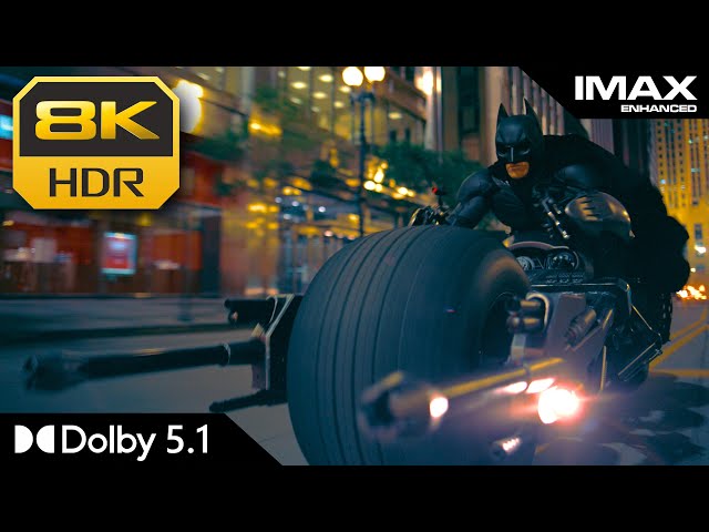 8K HDR IMAX | Batpod (The Dark Knight) | Dolby 5.1