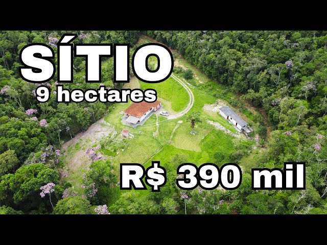 SÍTIO  9 Hectares, RICO EM AGUA R$390mil (OPORTUNIDADE)