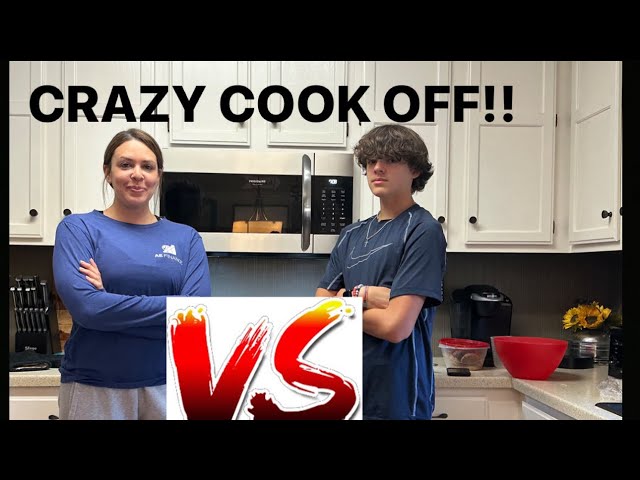 CRAZY COOK OFF VS MOM!!