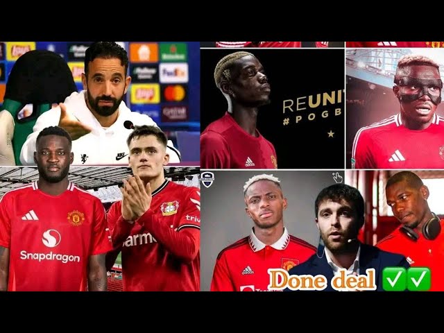 SHOCKING NEWS✅: it’s Finally Happening🚨Boniface✅ Paul Pogba ✅& Wirtz✅ Amorim Next Summer Targets👀