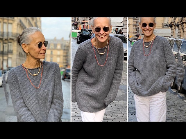 She's 75, but dresses like a Fashion Icon | Fashion Tips for women over 50