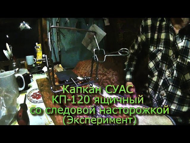 Капкан СУАС КП-120 ящичный со следовой насторожкой (Эксперимент) +18 (Не для впечатлительных)