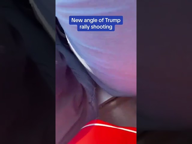 NEW angle of Trump rally shooting