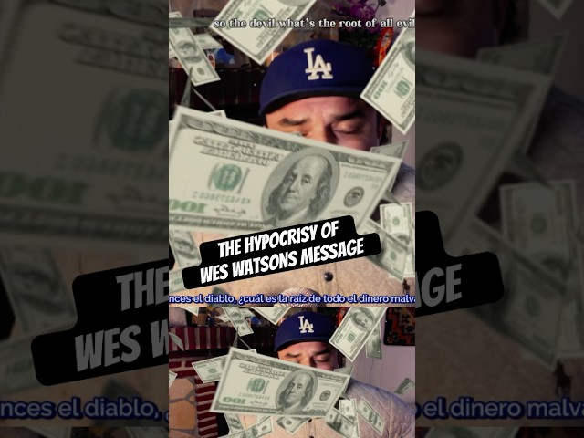 Wes Watson is rooted in the root of all evil #WesWatson #Money #WesWatsonArrested