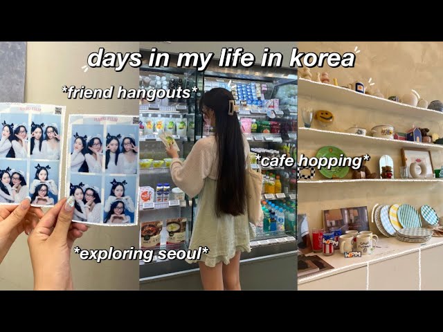 KOREA DIARIES 💌 days in my life in korea: cafe hopping, noryangjin fish market & friend hangouts