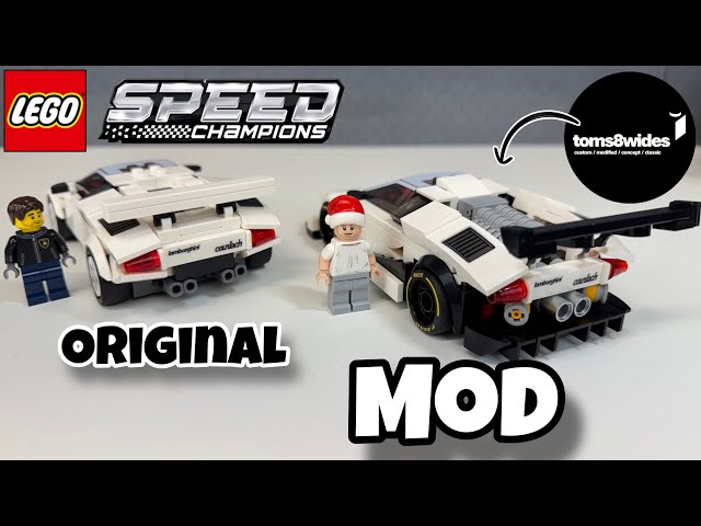 Pikes Peak Lamborghini Countach / LEGO Speed Champions ReBrickable Mod!