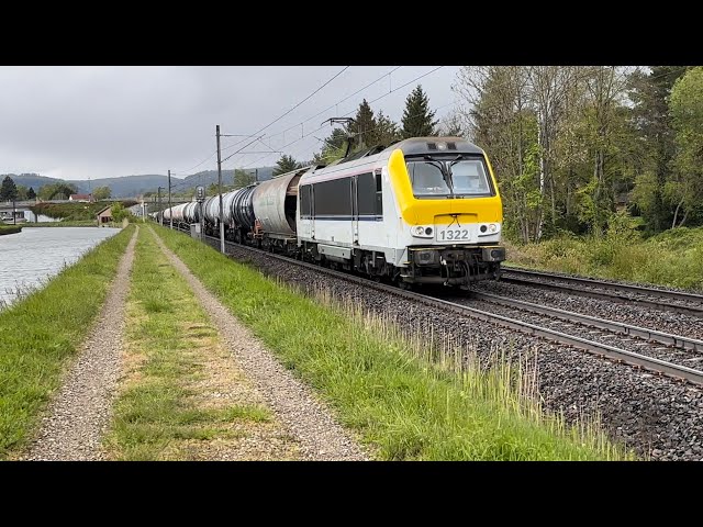 Compilation vidéo train en Alsace en 2023 et 2024