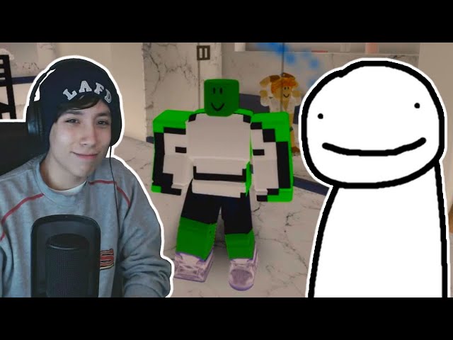 Dream plays Roblox for the FIRST TIME! (w/ Quackity)