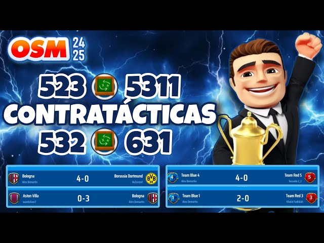 🏆 BEAT 523, 532, 5311 and 631 COUNTERATTACK! ⚡🏆 | THE BEST COUNTER-TACTICS | ⚽ OSM 24/25 ⚽