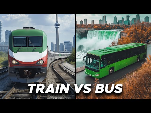 TRAIN VS BUS: Toronto to Niagara Falls Race 🏁