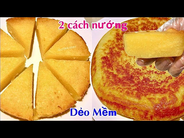 Công thức BÁNH KHOAI MÌ NƯỚNG Nhanh Gọn Lẹ Mà Rất Ngon- Cassava cake