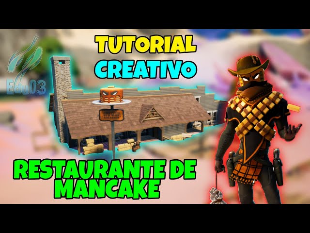 Tutorial de como recrear el restaurante de mancake en creativo | Fortnite tutorial