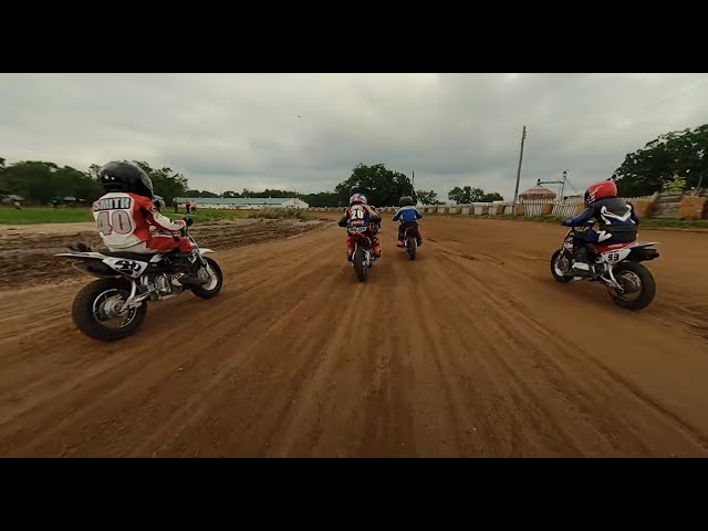 GoPro 360 - Oakley Inches - 50cc multispeed - Caro Half Mile 2023 (Handle Bar View)