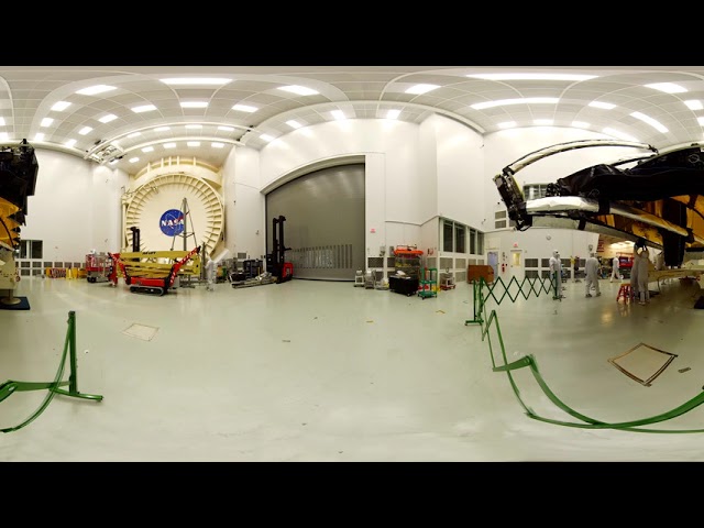 360 VR: Explore the James Webb Space Telescope at NASA Johnson in 360 [4 - cup down]