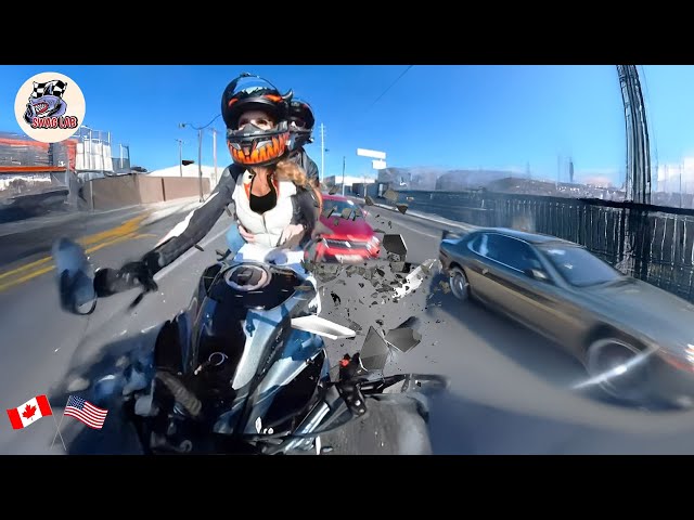 SHOCKING! BRUTAL MOTORCYCLE CRASHES | CRAZY & EPIC Motorcycle Momment 2024.