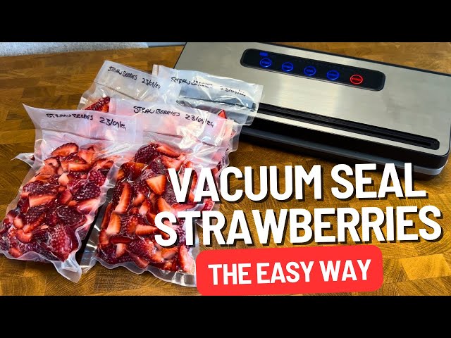 How to Vacuum Seal STRAWBERRIES Without Squashing Them