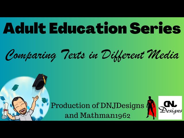 Comparing Texts in Different Media