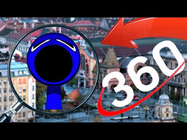 Find me | Jevin Pop - Incredibox Sprunki | Finding Challenge 360º VR Video - City VR-360