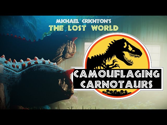 Carnotaurs in the Worker Village - The Lost World Jurassic Park Novel Animated Film