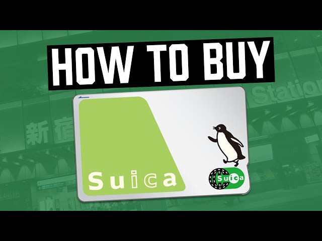 How To Buy Suica Card At Vending Machine In Japan