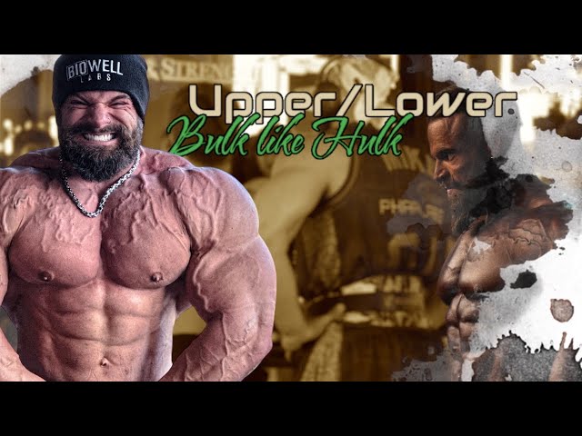 Upper/Lower - Best Workout Split to gain Muscle / Bulk like Hulk