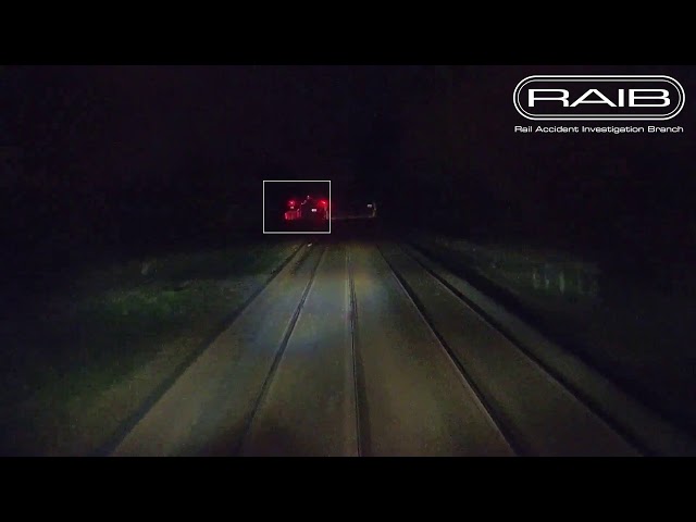 Near miss at Norwich Road level crossing