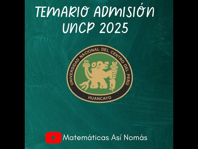 SYLLABUS FOR THE UNCP 2025 ADMISSION EXAM