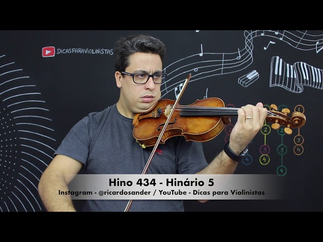 Hino 434 Violino Hinário 5 CCB