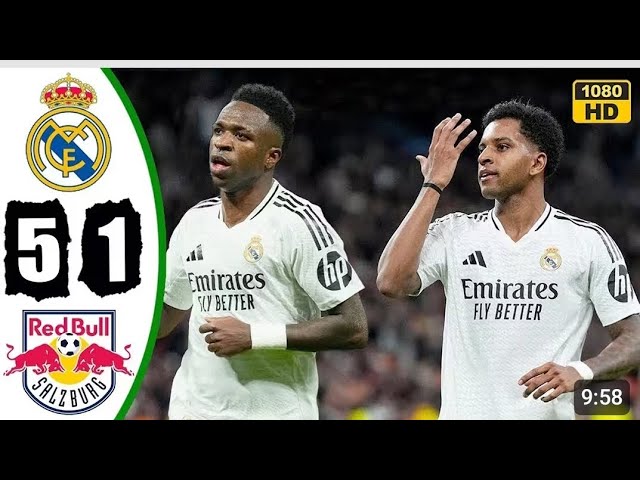 HIGHLIGHTS - Real Madrid vs RB Salzburg 5-1 Goals & Extended Highlights | Champions League 2024/25