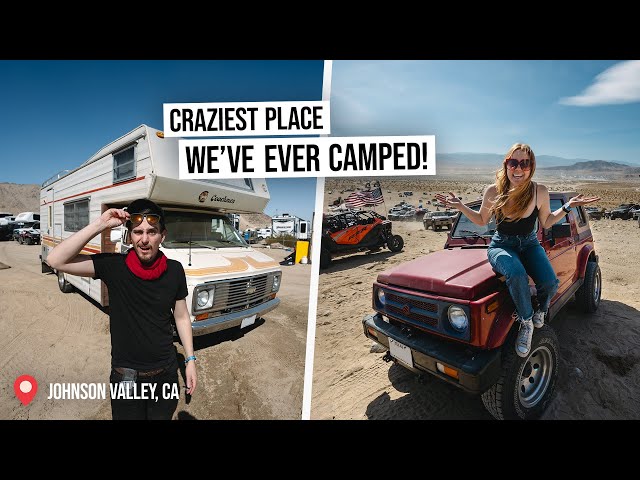 We RV Camped In The MIDDLE OF THE DESERT… At a CRAZY Off-Roading Festival?! (California)