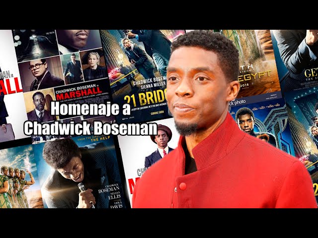 Chadwick Boseman el homenaje con trailers de las películas