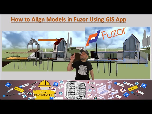 BIM-VDC | Fuzor Tutorial | 4D Simulation | GIS App | How to Align Models in Fuzor