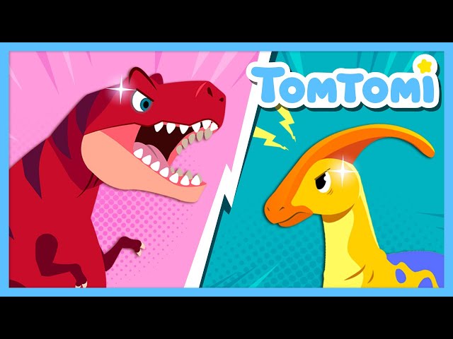 Parasaurolophus Song | Let me show you my awesome crest! | Dinosaur Song🦕 | TOMTOMI