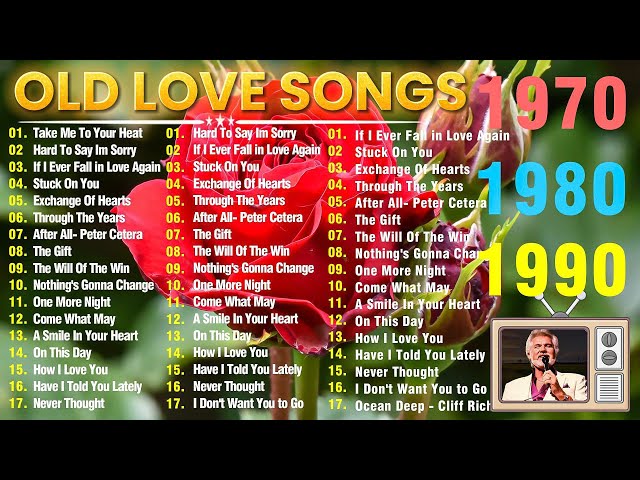 Mariah Carey, Richard Marx, MLTR, Westlife🌼Top 100 Classic Love Songs 70's 80's 90's🌼Love Songs Ever