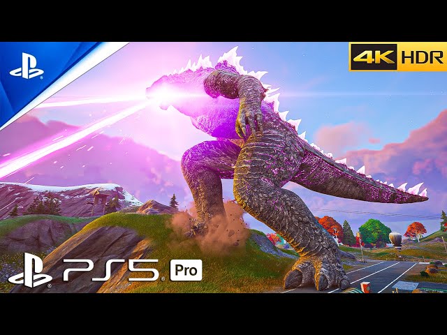 Fortnite (PS5 Pro) 4K 60FPS HDR Gameplay (GODZILLA EVENT)