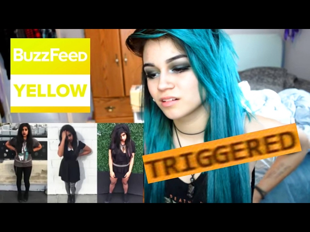 EMO REACTS TO "I Dressed Emo For A Week" by BuzzFeedYellow | Kylie The Jellyfish