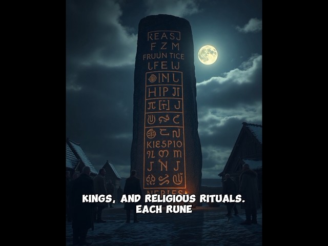 Secrets of Scandinavian Rune Stones: Carving Techniques & Hidden Symbolism #shorts #video #aesthetic