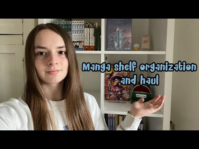 Mini Manga Haul & Organizing My Manga Shelf | Manga Vlog