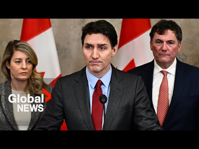 Canada’s Trudeau announces 25% counter tariffs on US goods | LIVE