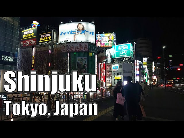 [8K Japan] Night Walk in Shinjuku, Tokyo, Japan @8K 360 VR video / Feb 2021【高画質 8K 360° VR 新宿 東京 日本】