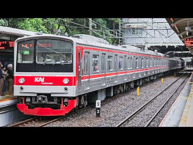 [4K] Stasiun Sudirman: Kompilasi KRL TM 6000 VVVF, JR 205 | Commuter Line Lin Cikarang (25/04/24)