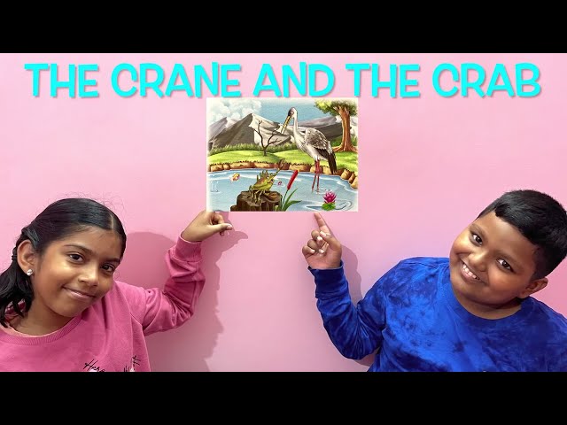 The crane and the crab story in English | bedtime story for kids |