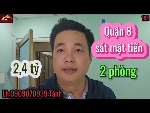 Quận 8 sát mặt tiền hưng phú giá bán 2,4 ty trệt lầu sổ đầy đủ