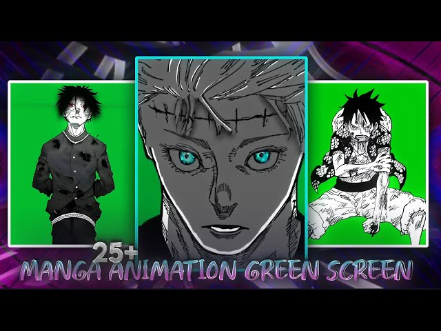 Manga character animation with green screen | character animation alight motion preset |