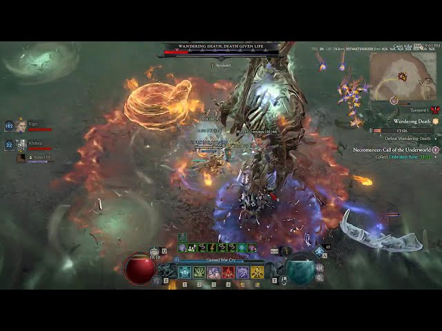 Diablo IV  Season 7 Necro Wandering Death Kill