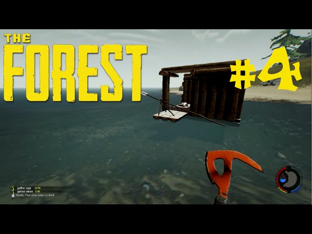 CONSTRUYENDO UNA CASA FLOTANTE | The Forest #4 | Sebaswarplay