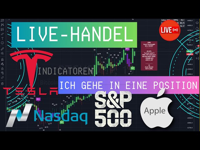 LIVE-HANDEL: 24/7 - Tesla - Apple NASDAQ - US 100 - US500 NASDAQ - Stock Market. Live.