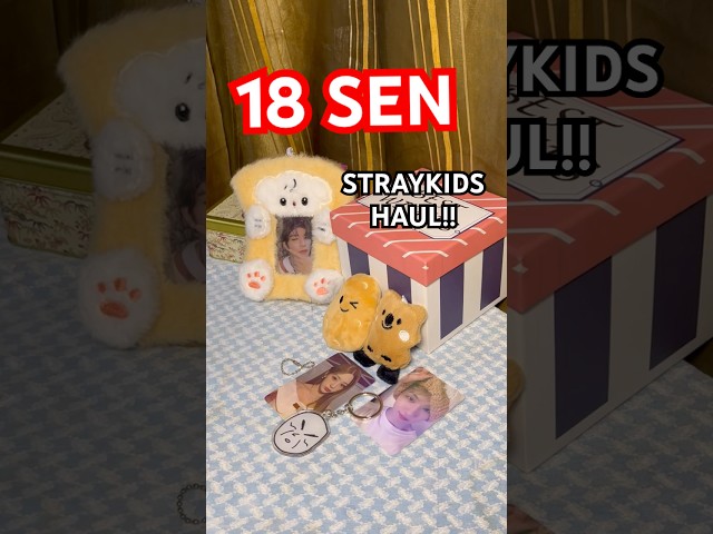 Straykids Item For Only 18 SEN 🛍️  #straykids #skz #shorts #shopee #haul #unboxing #asmr #skzoo